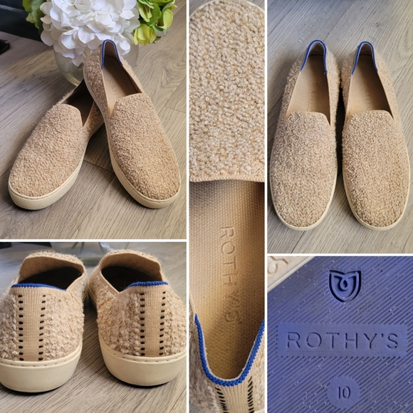 Rothy's Shoes - Rothy's The Original Honeybun Shimmer Bouclé Slip On Sneaker, Women US 10 EU 40
